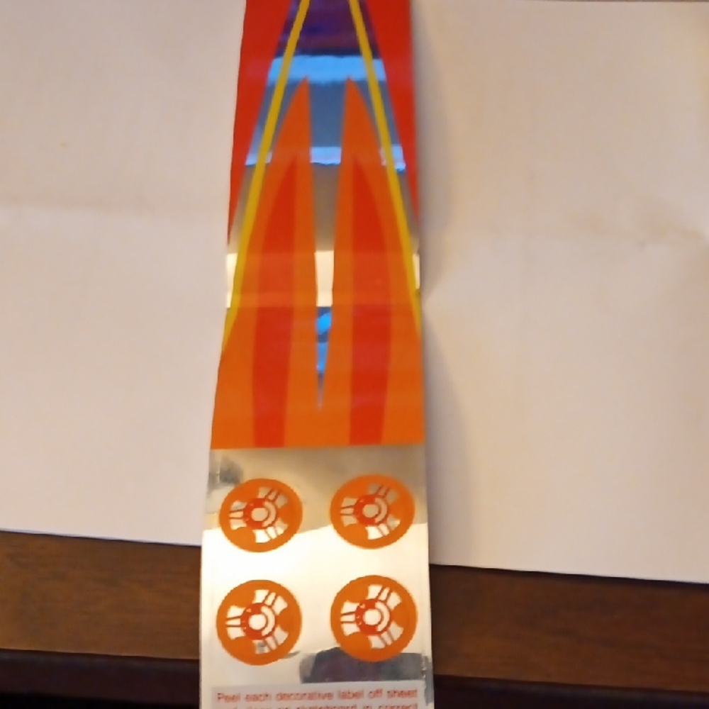 Red and Yellow Decorative Panel - Picture 2 of 8